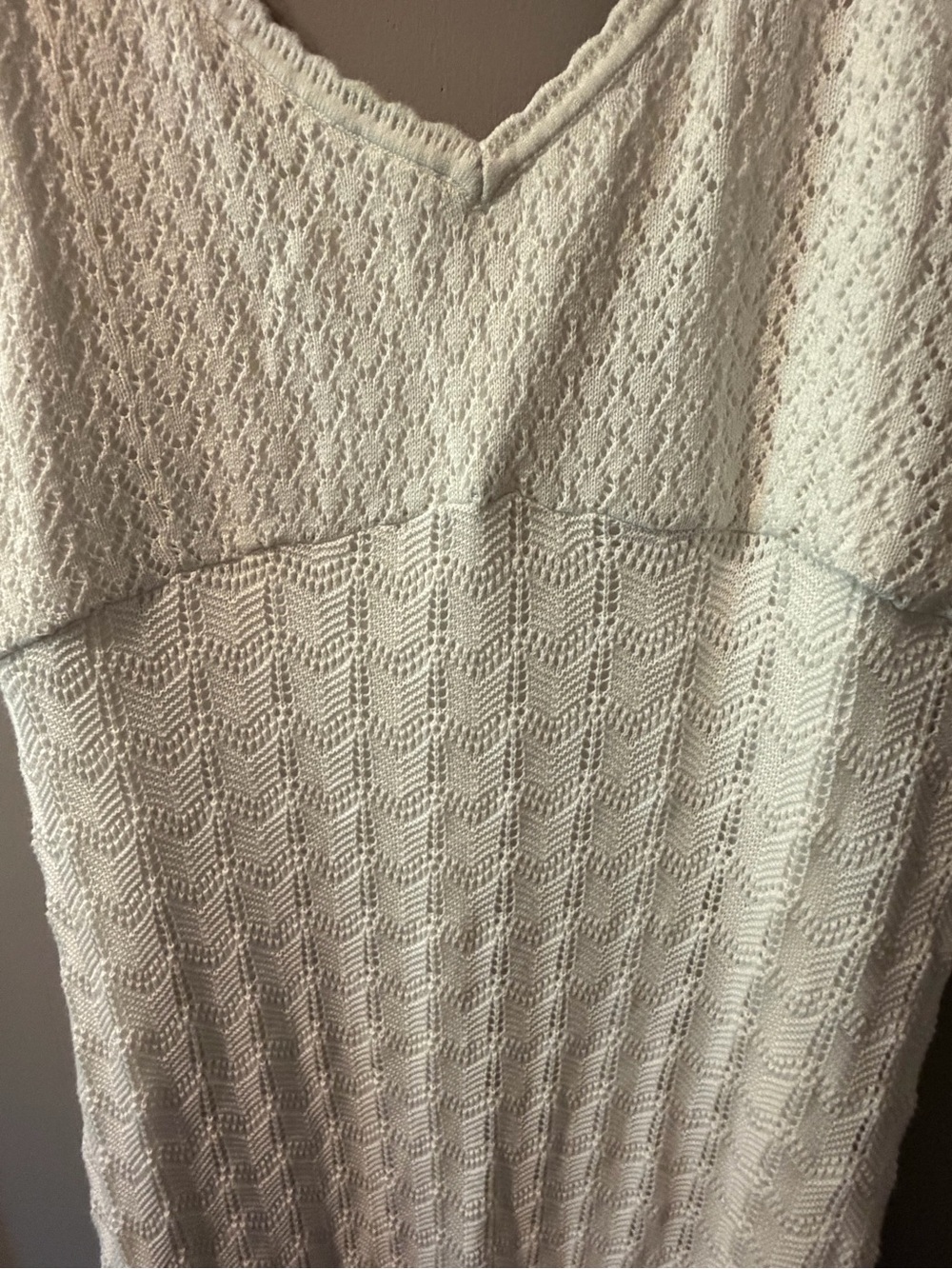 Hollister Cream Crochet Maxi Slip Dress XXL - Picture 7 of 7